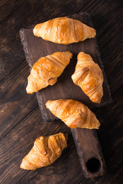 Fresh mini croissants - Photo, Image