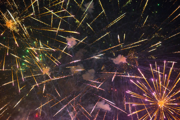 Lot of Fireworks - Фото, изображение