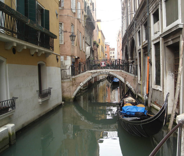 Venetië canal, Italië - Foto, afbeelding
