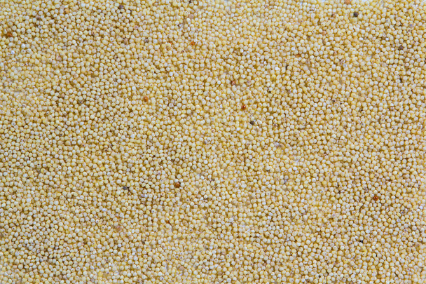 Yellow millet groats background - Fotó, kép