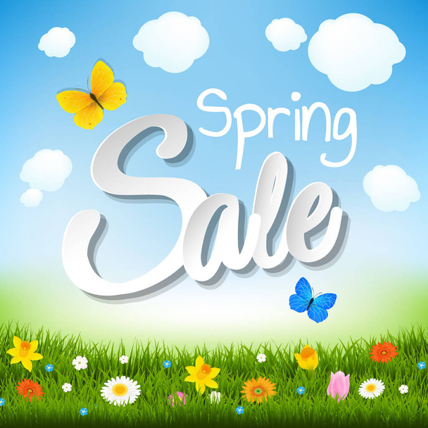 Sale Nature Poster - Vector, Image