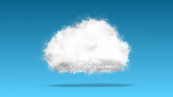 cloud computing, koncepcja technologii - Materiał filmowy, wideo
