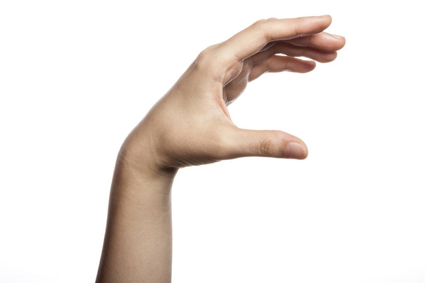 Mulher Mão gesto
 - Foto, Imagem