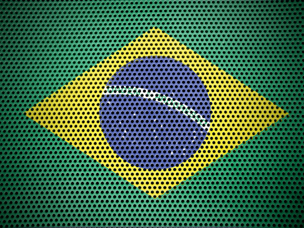 a brazil zászló - Fotó, kép