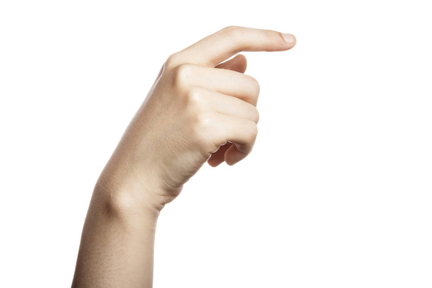 женская рука делает жест
 - Фото, изображение