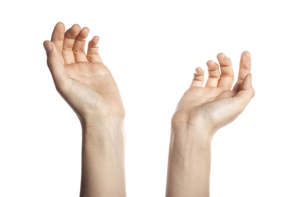 ženská ruka, aby číslo tři - Fotografie, Obrázek