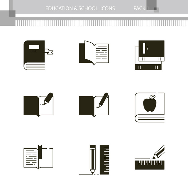 Istruzione e scuola schizzo icona collezione
 - Vettoriali, immagini