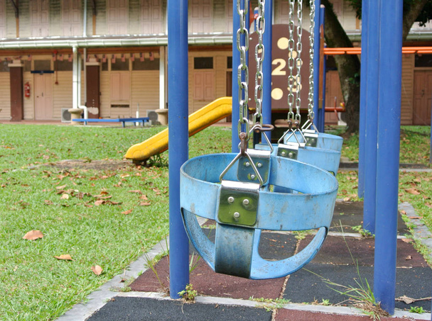 Children swing se - Photo, Image