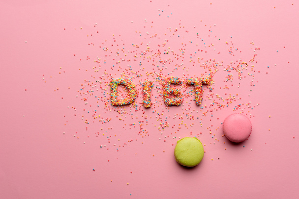 Word diet from sweets  - Foto, afbeelding