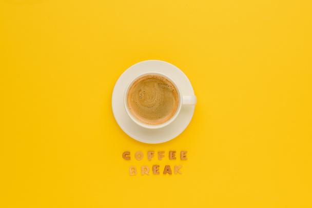 Cup of fresh coffee  - Фото, зображення