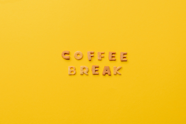 coffee break lettering - Foto, imagen