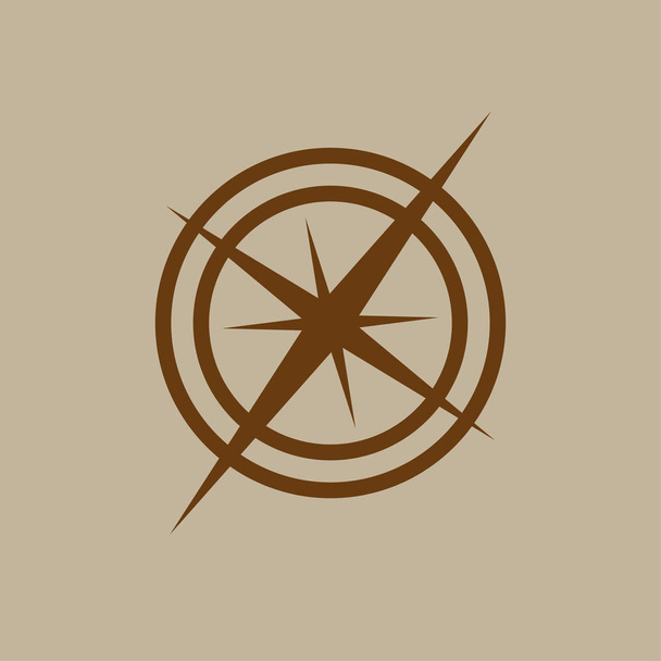 Wind rose icon - Vector, Image