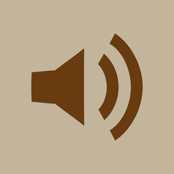 Speaker flat icon - Vector, Image