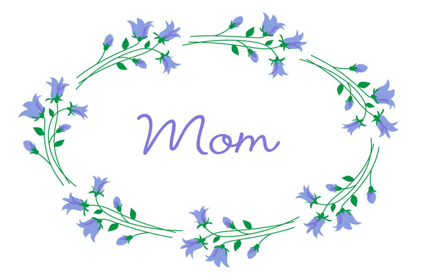 Κάρτα ημέρας μητέρων - Διάνυσμα, εικόνα