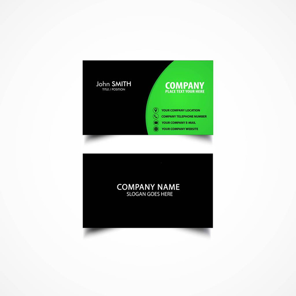 Simple Business Card Template - Vector, Imagen