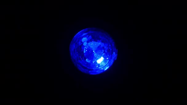Döngü mavi disko ışık - Video, Çekim