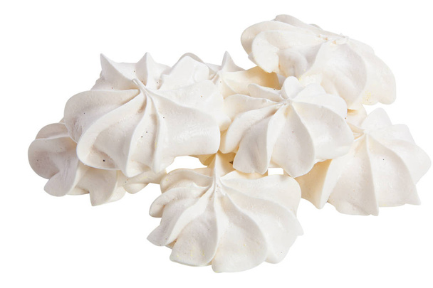 Délicieuse meringue appétissante isolée sur fond blanc
 - Photo, image
