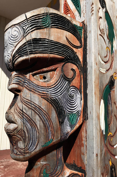 Kuva maori miehen kasvot
 - Valokuva, kuva
