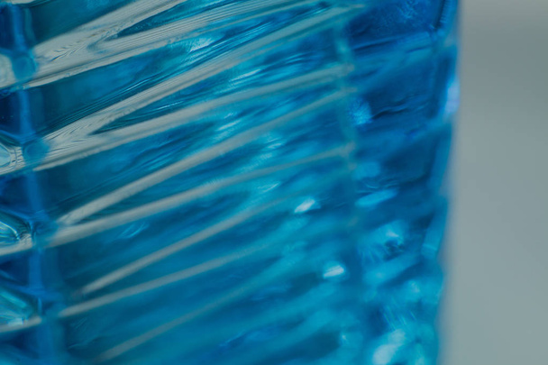 Abstract background of blue glass - Foto, afbeelding