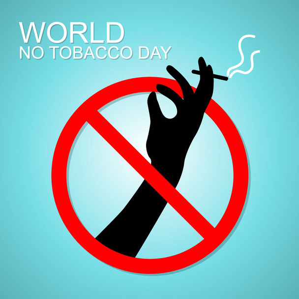 Mundo Sem tabaco dia 31 de maio
 - Vetor, Imagem