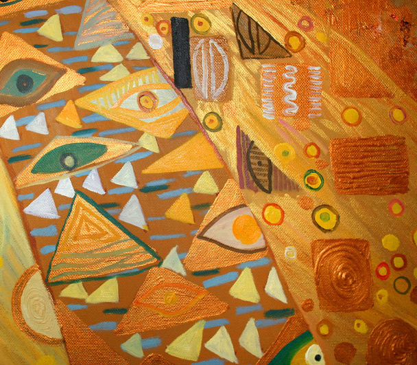 Texture, background and Colorful Image of an original Abstract Painting composition,oil on Canvas - Φωτογραφία, εικόνα