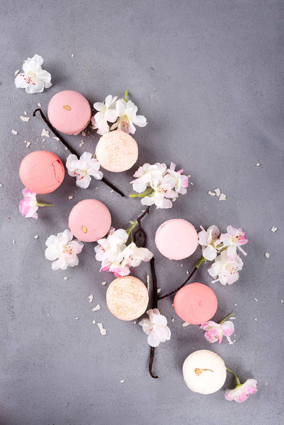 Французький пастельних macarons
 - Фото, зображення