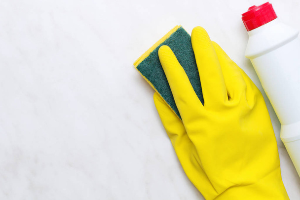 House spring cleaning concept. Cleaning products - 写真・画像
