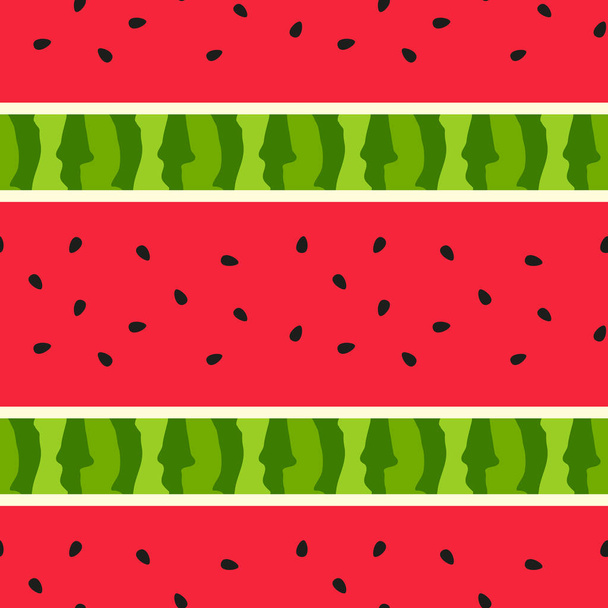 Watermelon seamless background  - Vector, Image