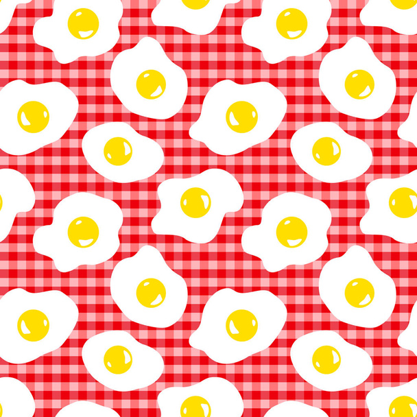 Seamless pattern with eggs - Vector, Image
