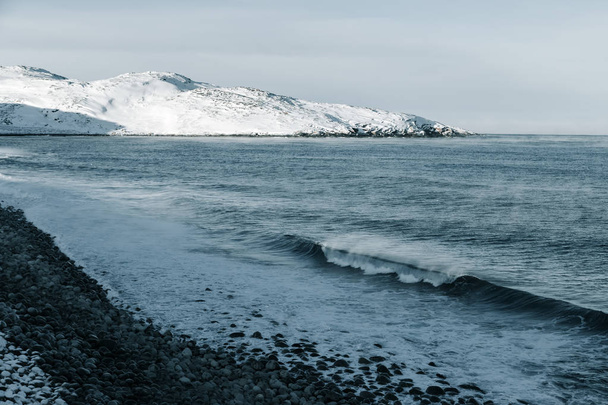 Barents Sea in Arctic Ocean. Kola Peninsula, Russia - Valokuva, kuva