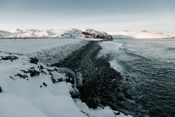 Barentssee im arktischen Ozean. kola halbinsel, russland - Foto, Bild