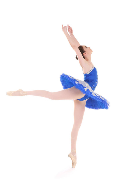 Young beautiful ballerina dancing - Foto, imagen