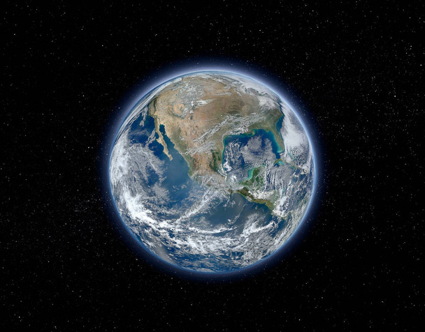 Planeta Tierra, vista desde el espacio
  - Foto, Imagen
