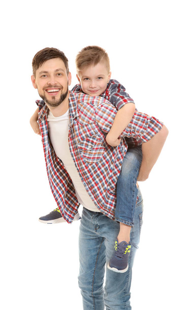 Handsome man with son  - Fotografie, Obrázek
