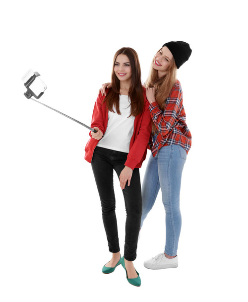 Happy young women taking selfie - Foto, Imagen