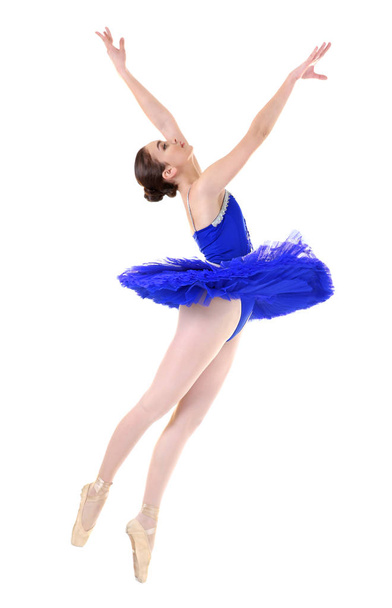 Young beautiful ballerina dancing - Fotoğraf, Görsel