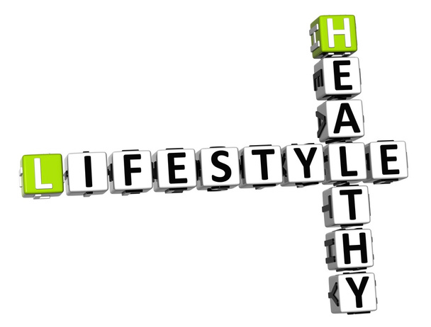 Crucigrama de estilo de vida saludable 3D
 - Foto, imagen