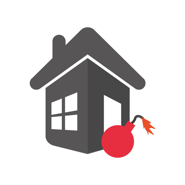 Символ страхования жилья
 - Вектор,изображение