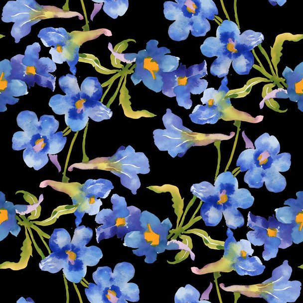 fairytale watercolor flowers - Photo, Image