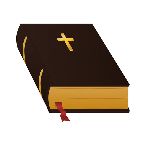 Sagrada Bíblia símbolo do cristianismo
 - Vetor, Imagem