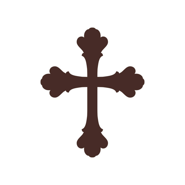 Cristianismo cruz símbolo
 - Vector, Imagen