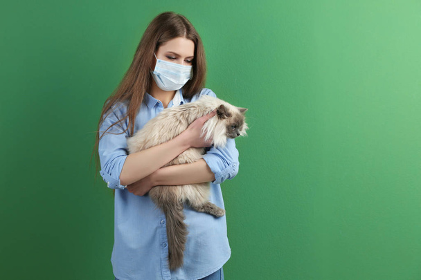 Állati allergia fogalma  - Fotó, kép