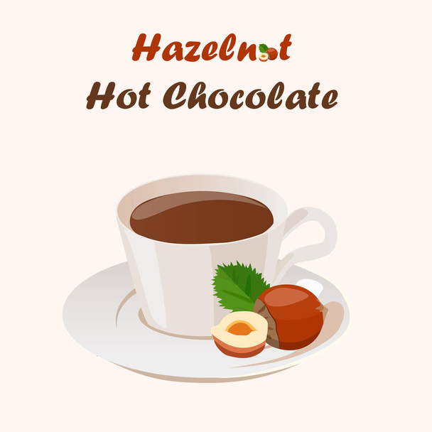 hot chocolate cup - Vektor, kép