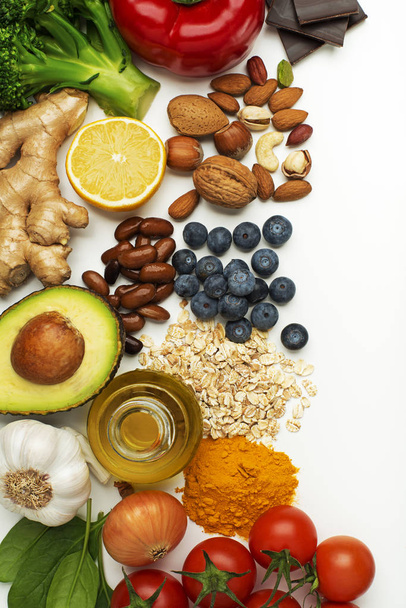 Healthy food ingredients - Фото, изображение
