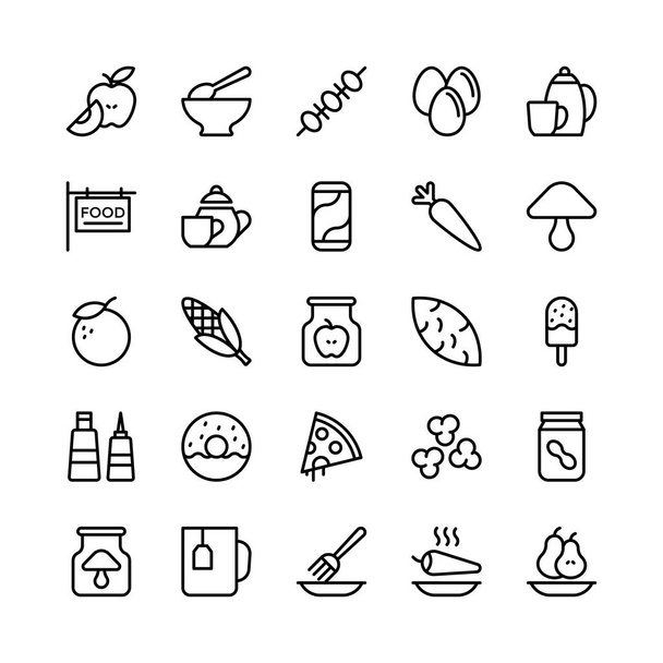Food Line Vector Icons 12 - Vector, Image