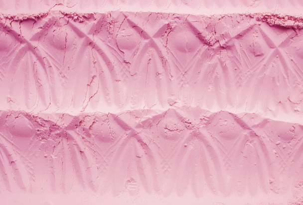 розовая глина сухой порошок косметической текстуры.  - Фото, изображение
