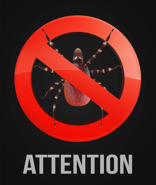 Mite attention sign - Vector, afbeelding