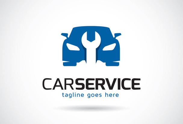 Auto Service Logo ontwerp Vector, embleem, Design Concept, creatieve symbool, pictogram-sjabloon - Vector, afbeelding