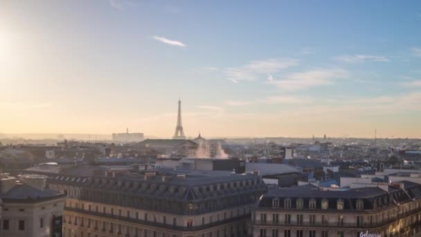 Hermoso paisaje urbano de París
 - Metraje, vídeo