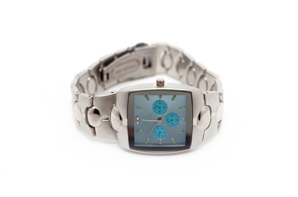 vrouwelijke horloge op een witte achtergrond - Foto, afbeelding
